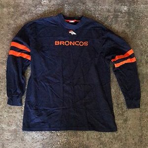 Denver Broncos long sleeve shirt. 2XL